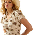 Ariat Stellar Dress in Round Up print