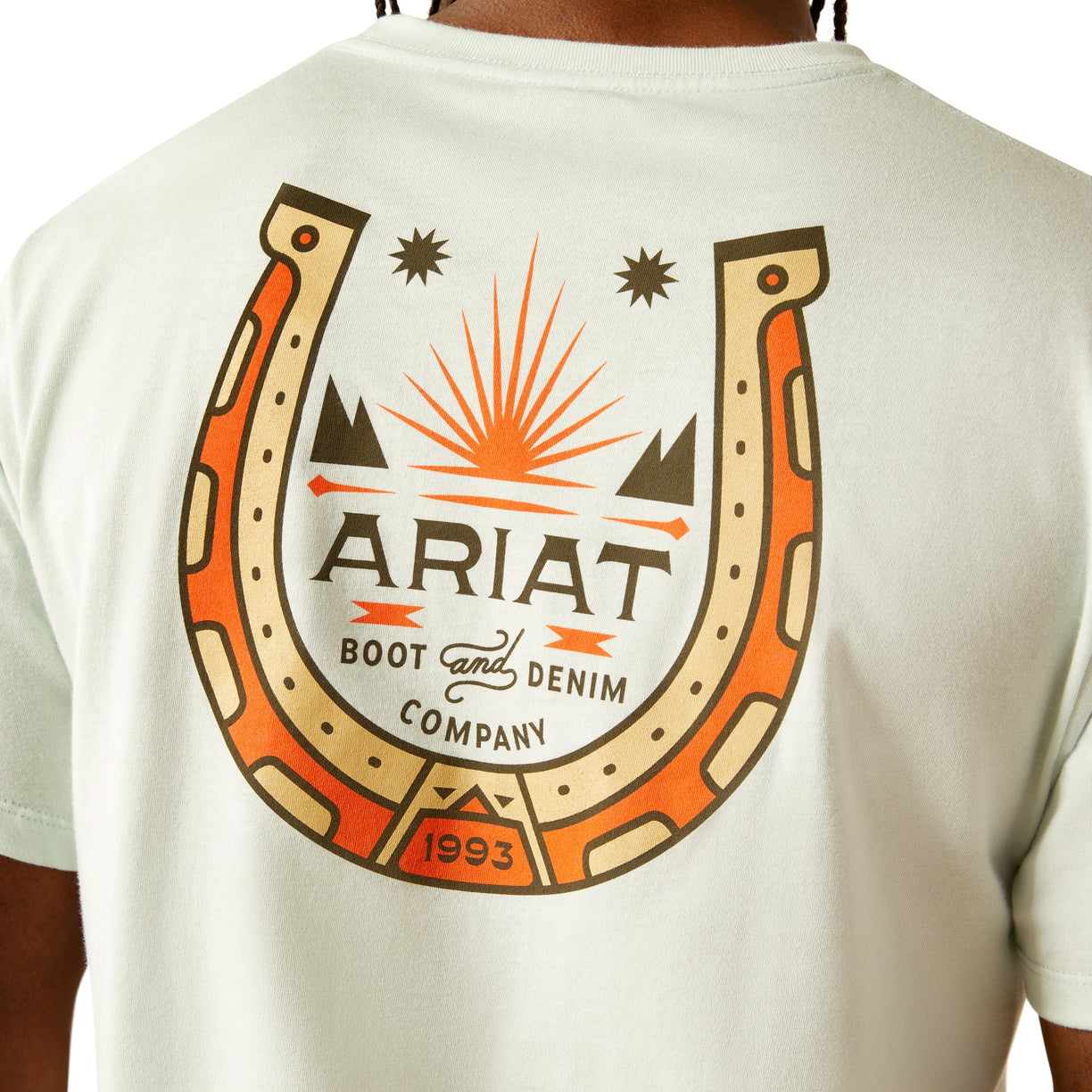 Ariat Lucky Shoe T-Shirt Glacier Blue