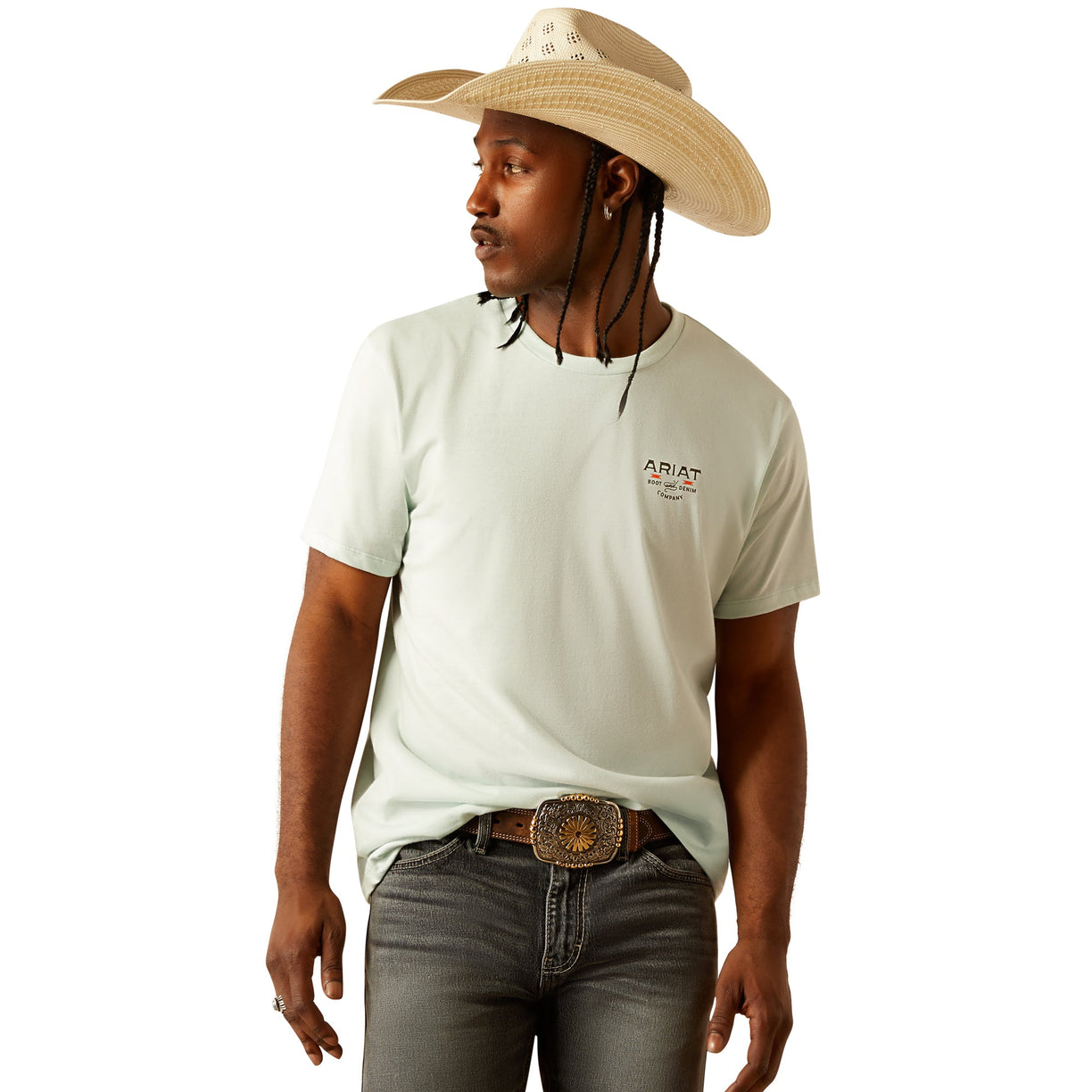 Ariat Lucky Shoe T-Shirt Glacier Blue