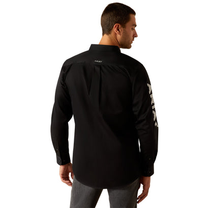 Team Logo Twill Fitted Shirt