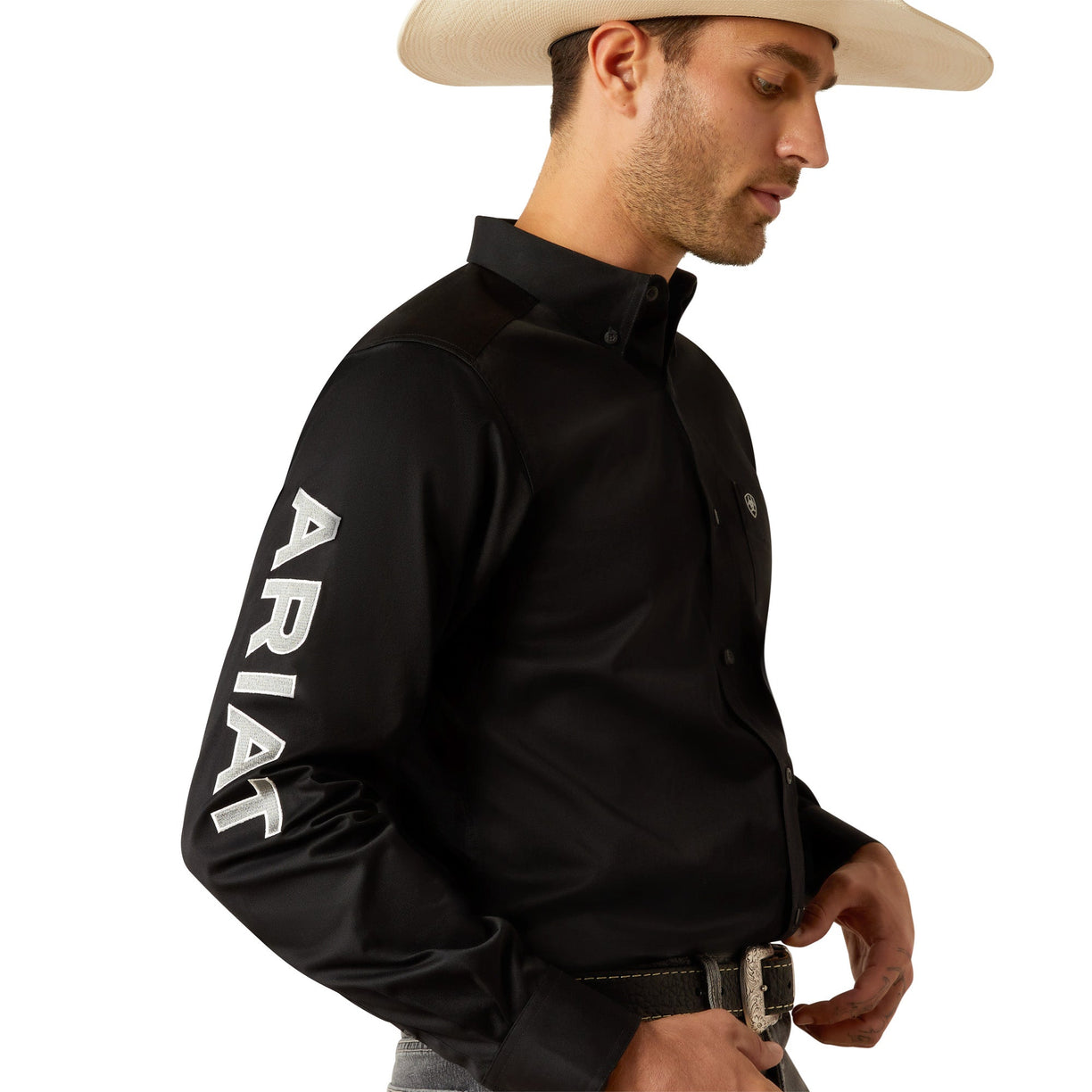 Team Logo Twill Fitted Shirt