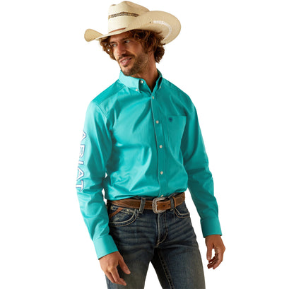 Team Logo Twill Fitted Shirt