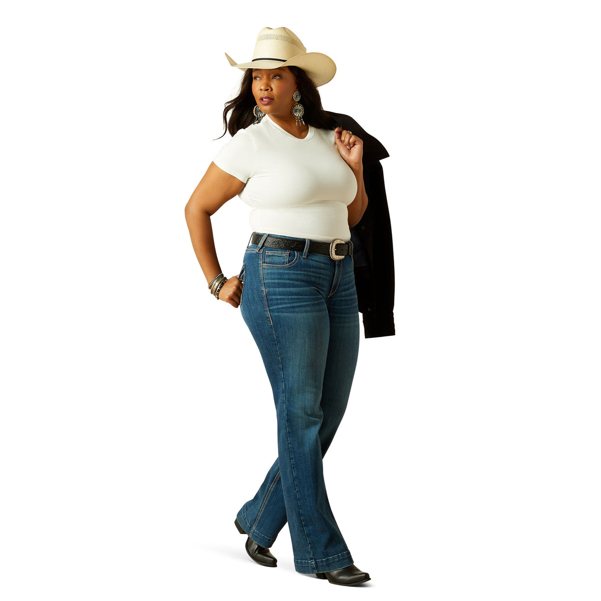 Mid Rise Hasley Trouser Jeans