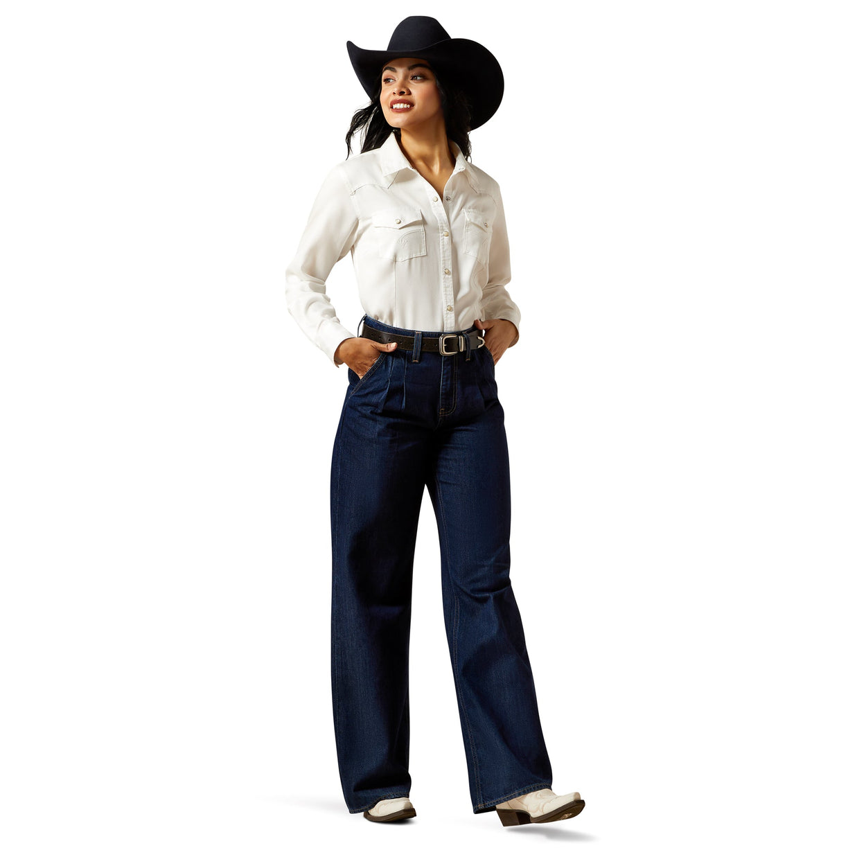 Ultra High Rise Pleated Trouser