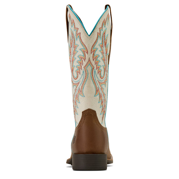 Women's Round Up W Toe StretchFit Western Boot