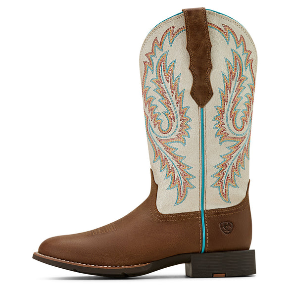 Women's Round Up W Toe StretchFit Western Boot