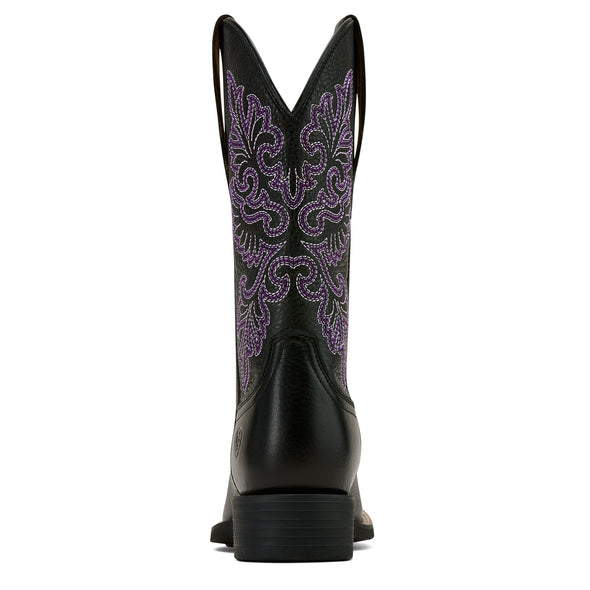 Women's Round Up Wide Square Toe StretchFit Western Boot