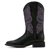 Women's Round Up Wide Square Toe StretchFit Western Boot