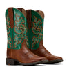Women's Round Up Wide Square Toe StretchFit Western Boot
