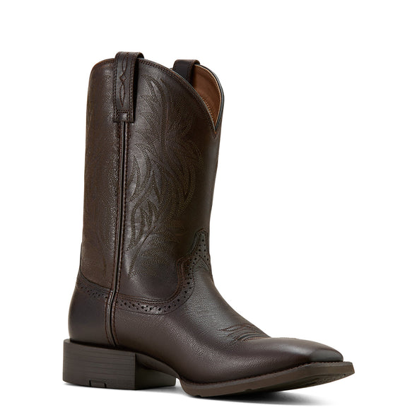 Men's Sport Wide Square Toe Cowboy Boot