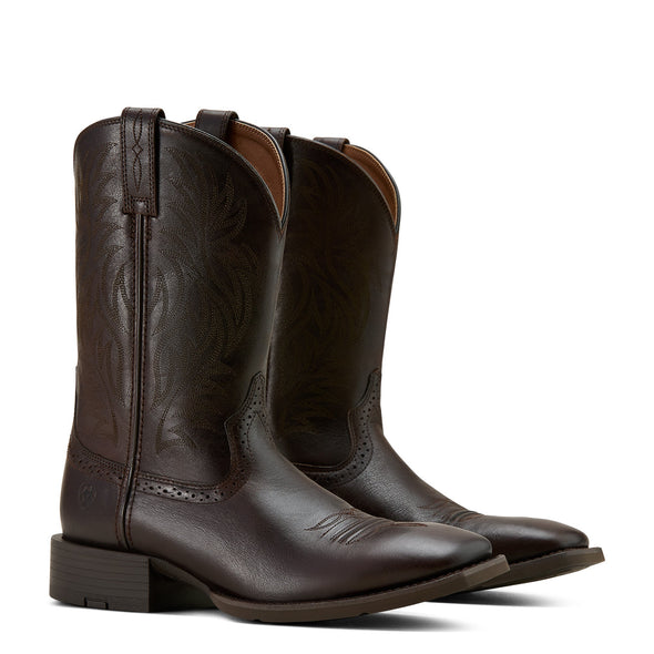 Men's Sport Wide Square Toe Cowboy Boot