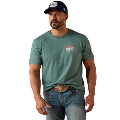 Ariat Hidden Valley Flag Classic Fit T-Shirt