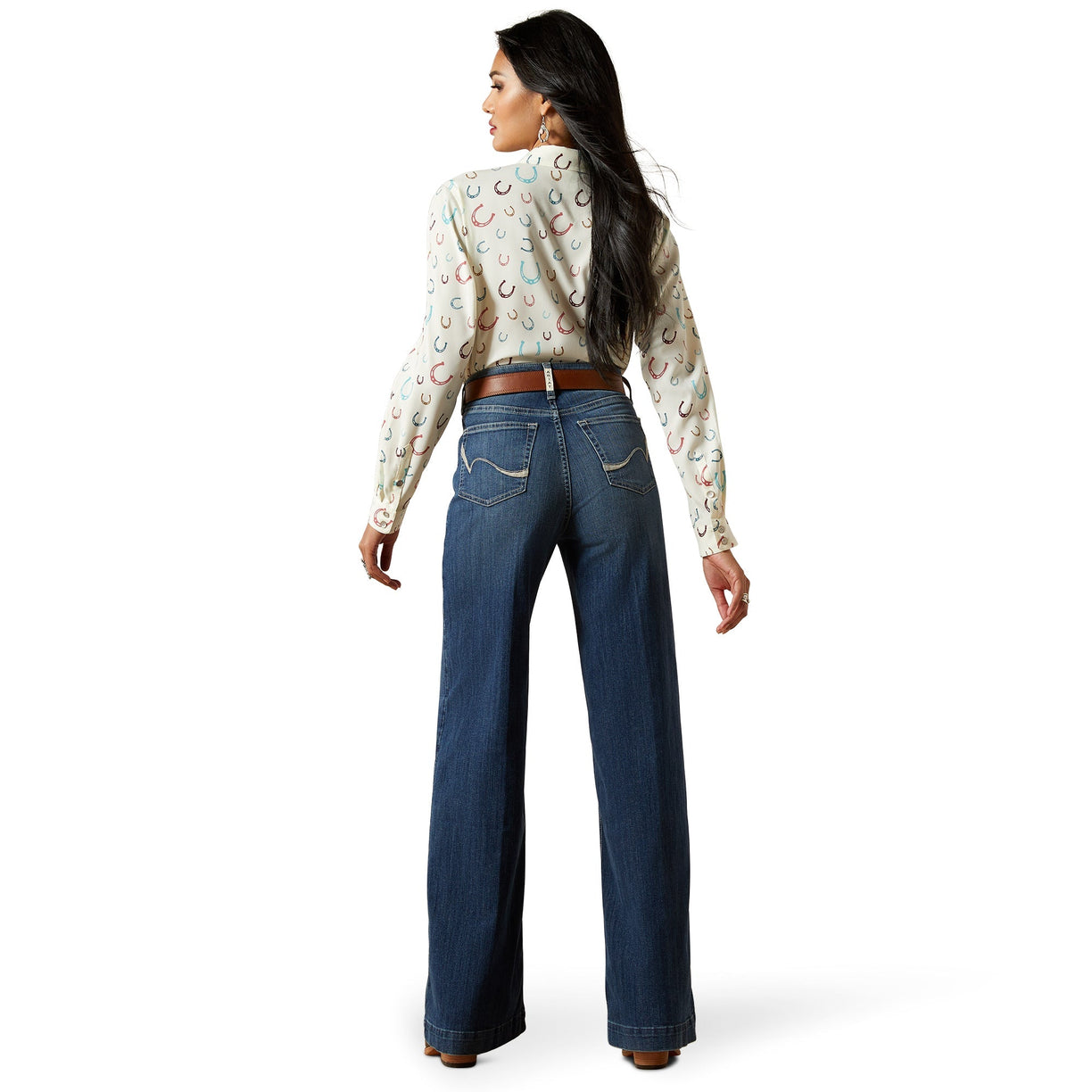Ultra High Rise Rosalie Wide Leg Jeans