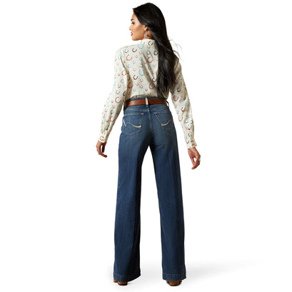 Ultra High Rise Rosalie Wide Leg Jeans