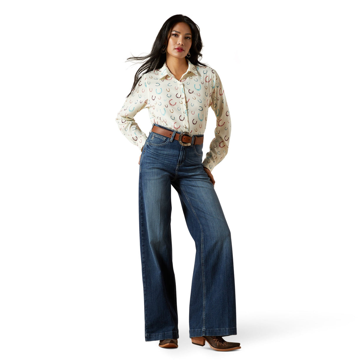Ultra High Rise Rosalie Wide Leg Jeans