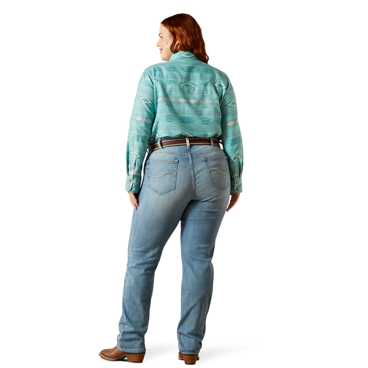 Mid Rise Alessia Straight Leg Jeans