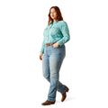 Mid Rise Alessia Straight Leg Jeans