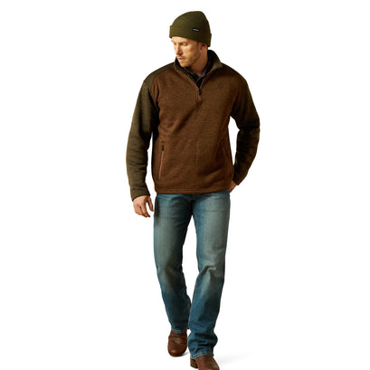 Caldwell Logo 1/4 Zip Sweater