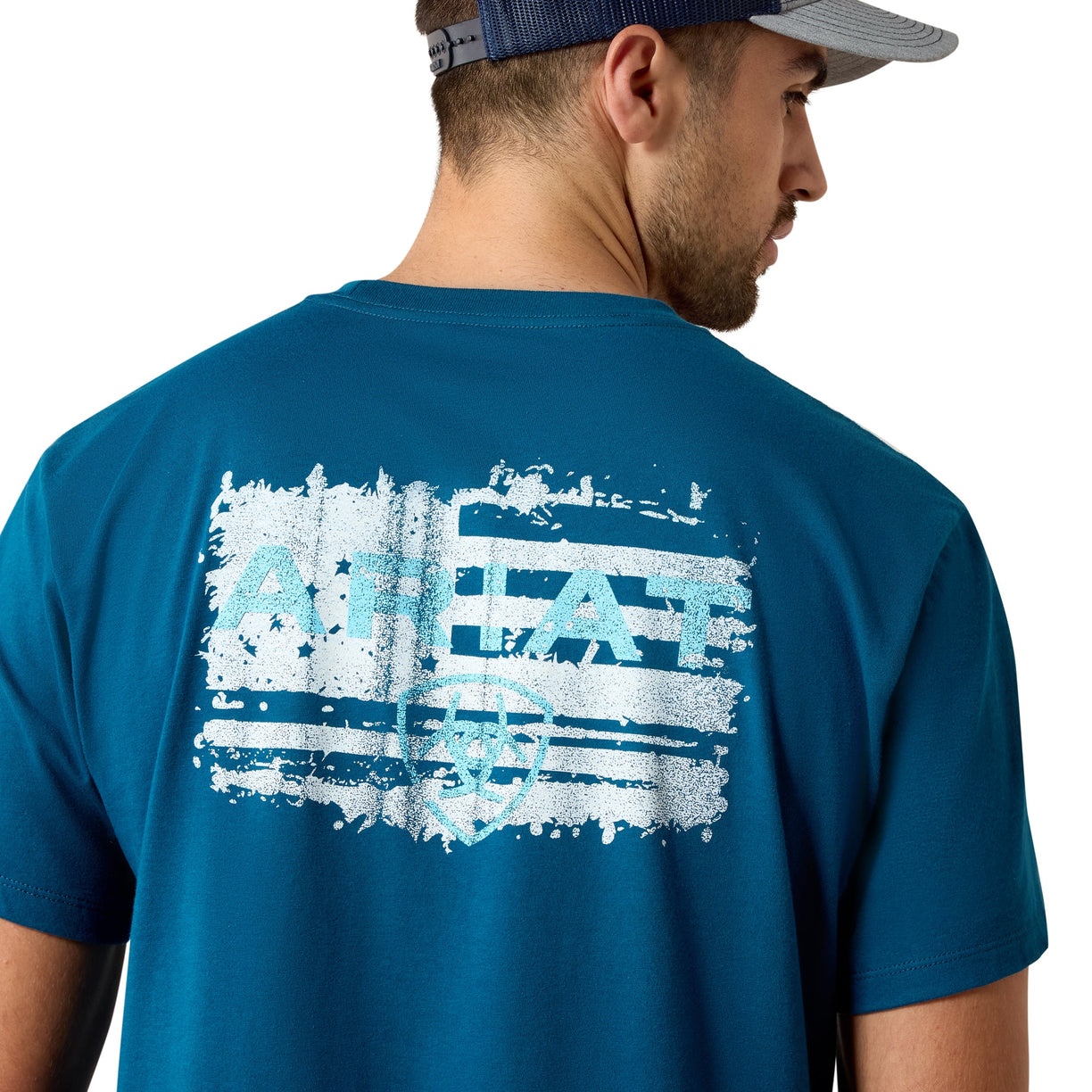 Ariat Liquid Stamp Flag Classic Fit T-Shirt