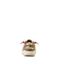 Brown sneaker with 'Yeehaw' and 'Ariat' branding on a white background