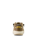 Brown Ariat shoe with 'LIFE'S' text on a white background
