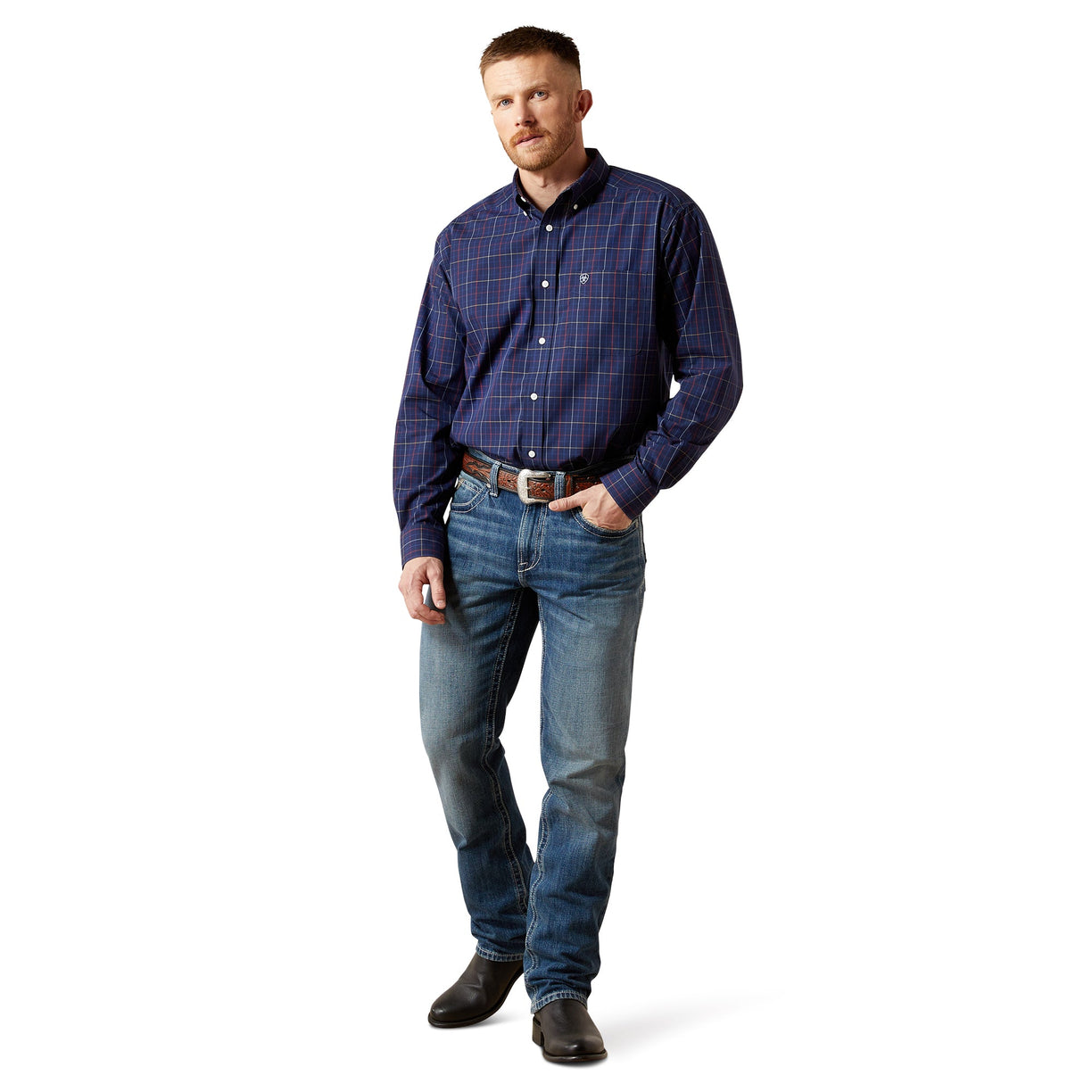 Wrinkle Free Blaze Classic Fit Shirt