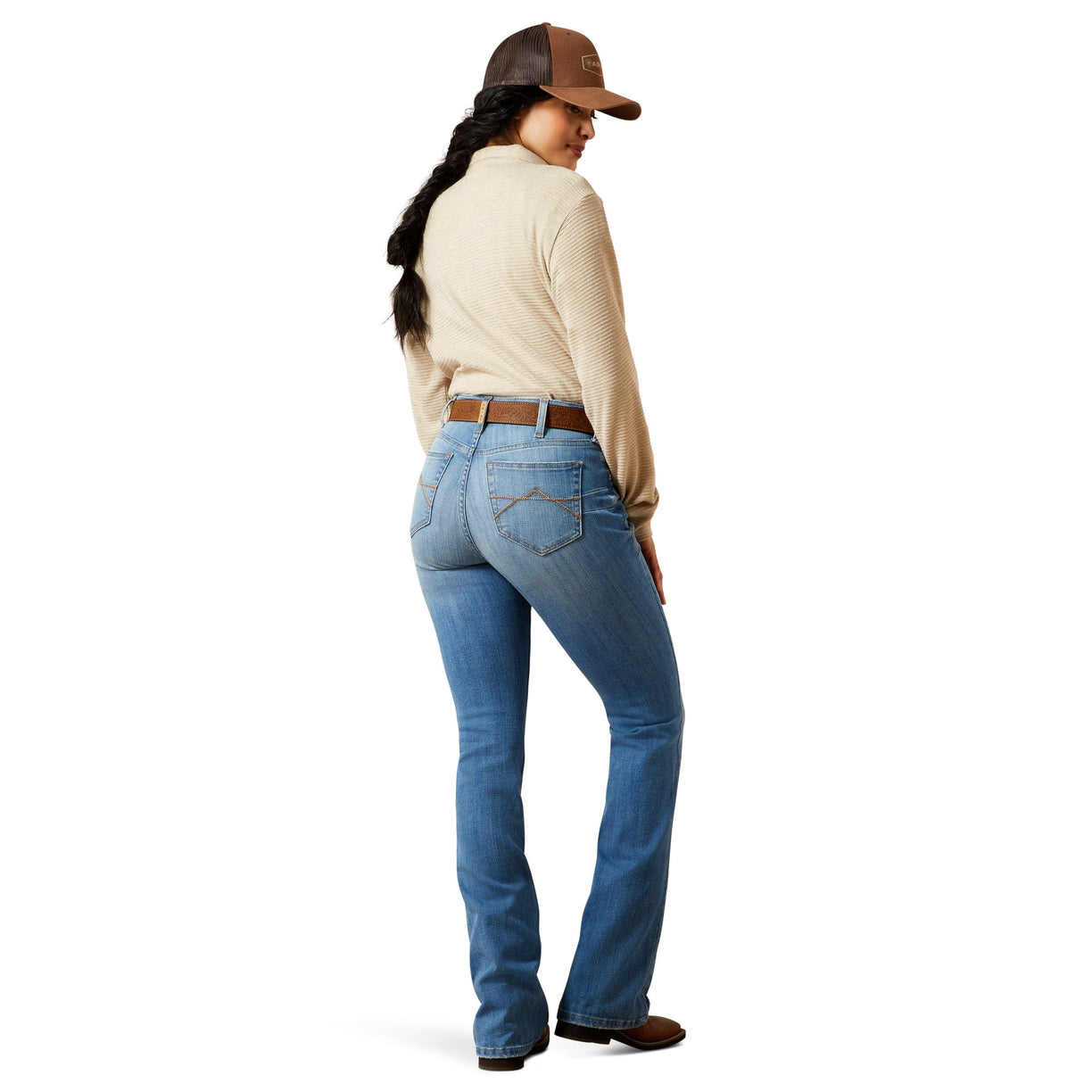High Rise Camellia Boot Cut Jeans