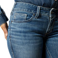 Mid Rise Aisha Boot Cut Jeans