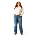 Mid Rise Aisha Boot Cut Jeans