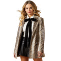 Embosses Snakeskin Blazer
