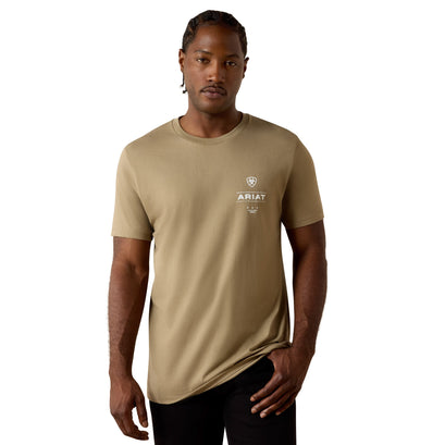 Ariat Wooden Diamond Flag Classic Fit T-Shirt
