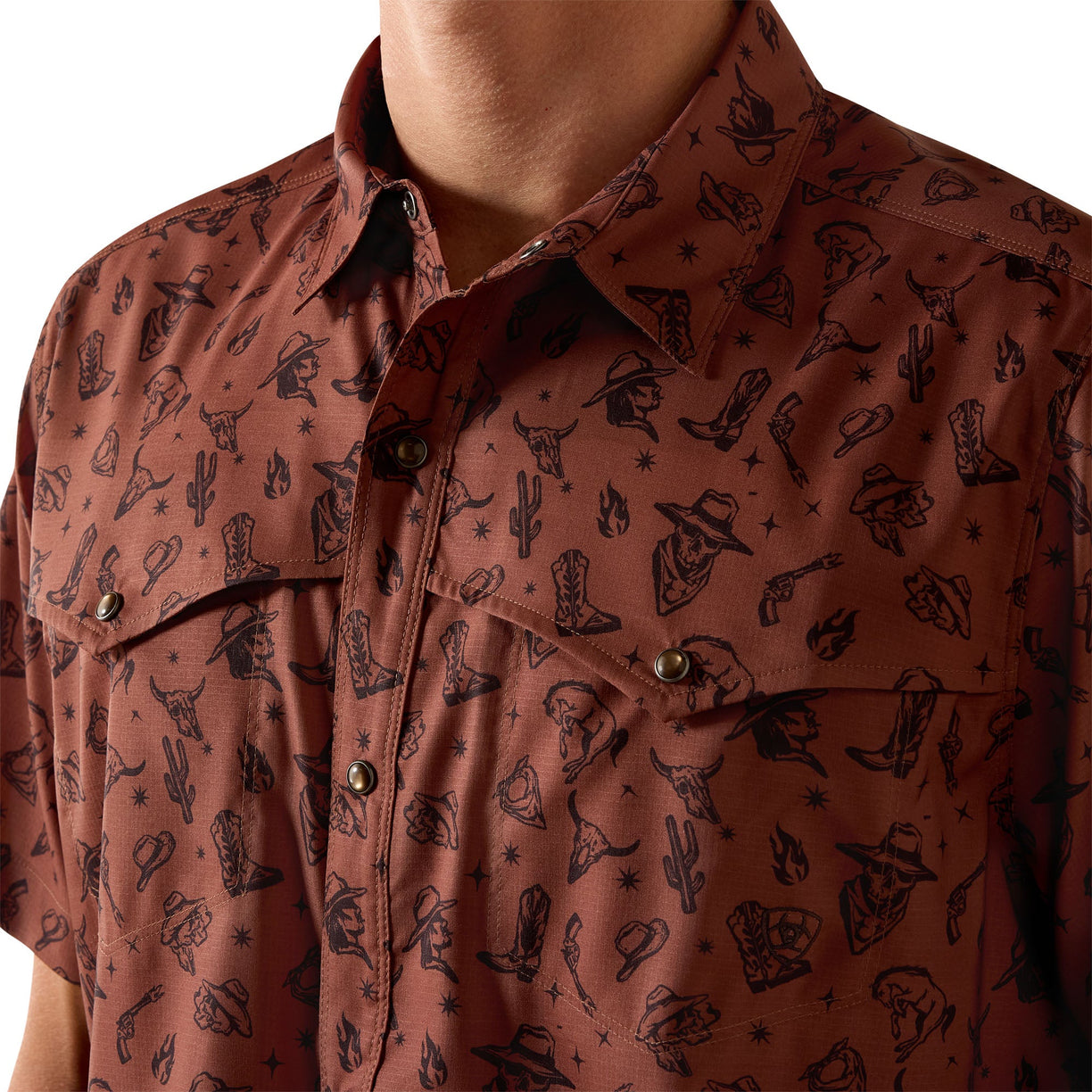 Printed VentTEK Western Yoke Classic Fit Snap Shirt
