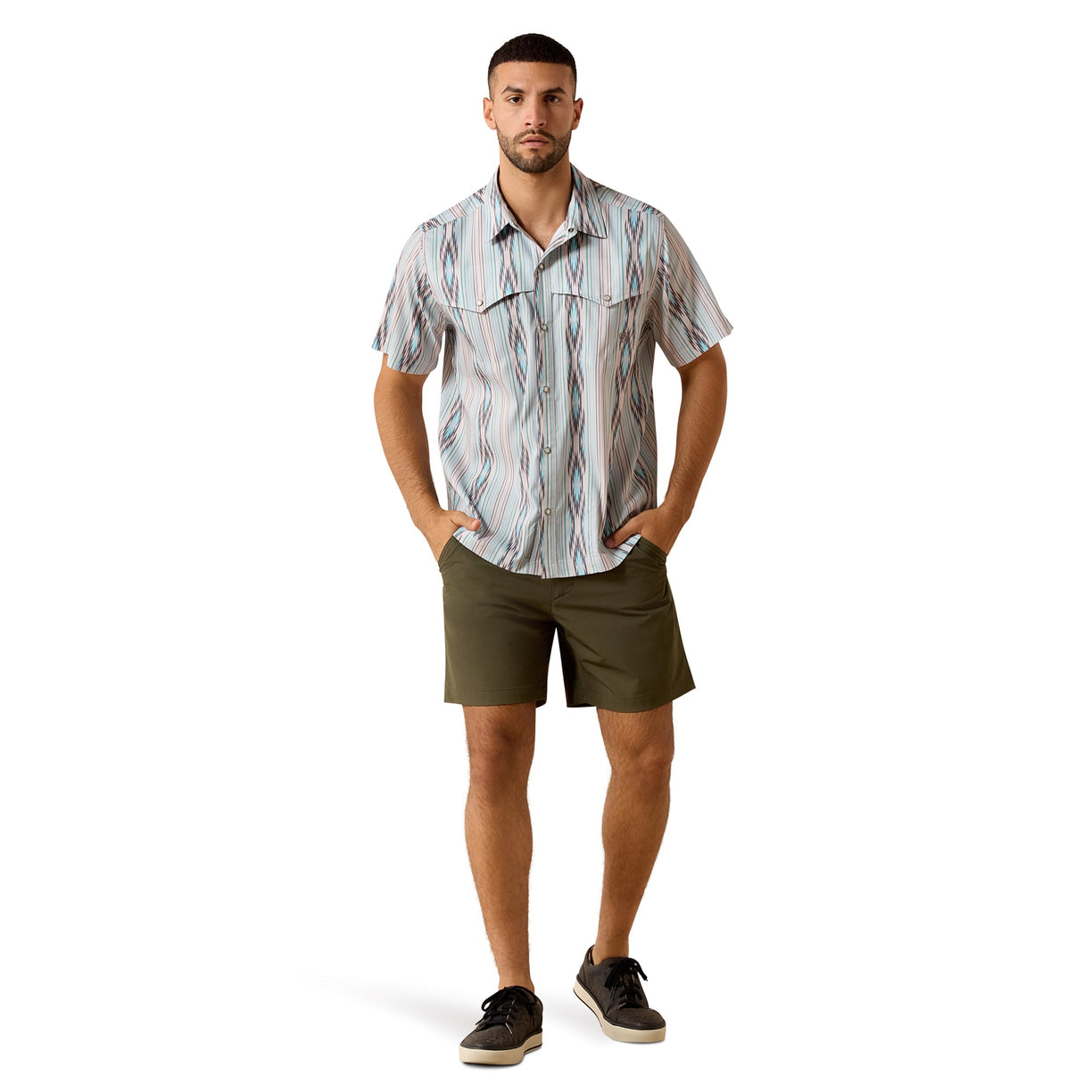 Printed VentTEK Western Yoke Classic Fit Snap Shirt