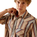 Retro Haver Fitted Snap Shirt