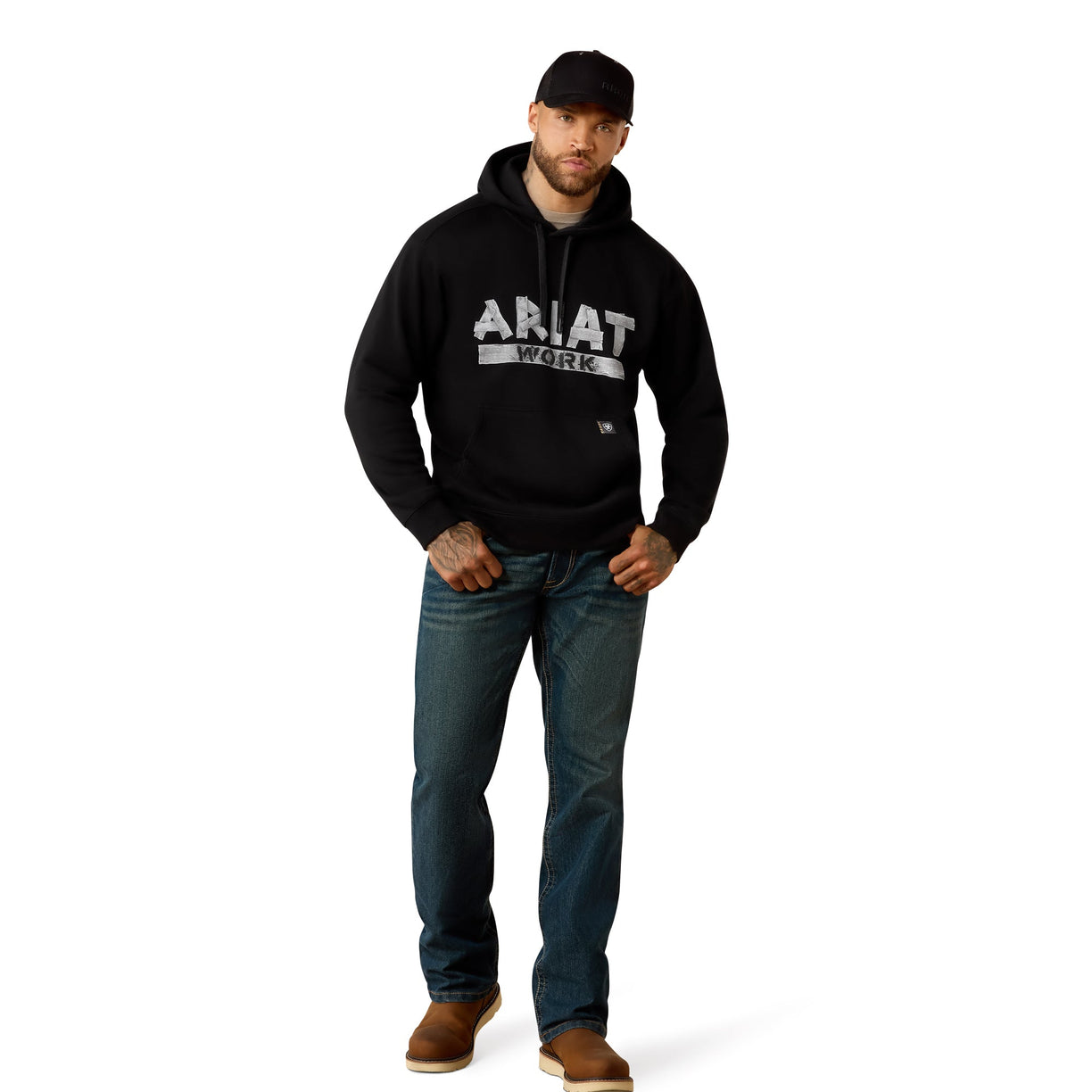 Rebar Lightweight Duct Logo Hoodie