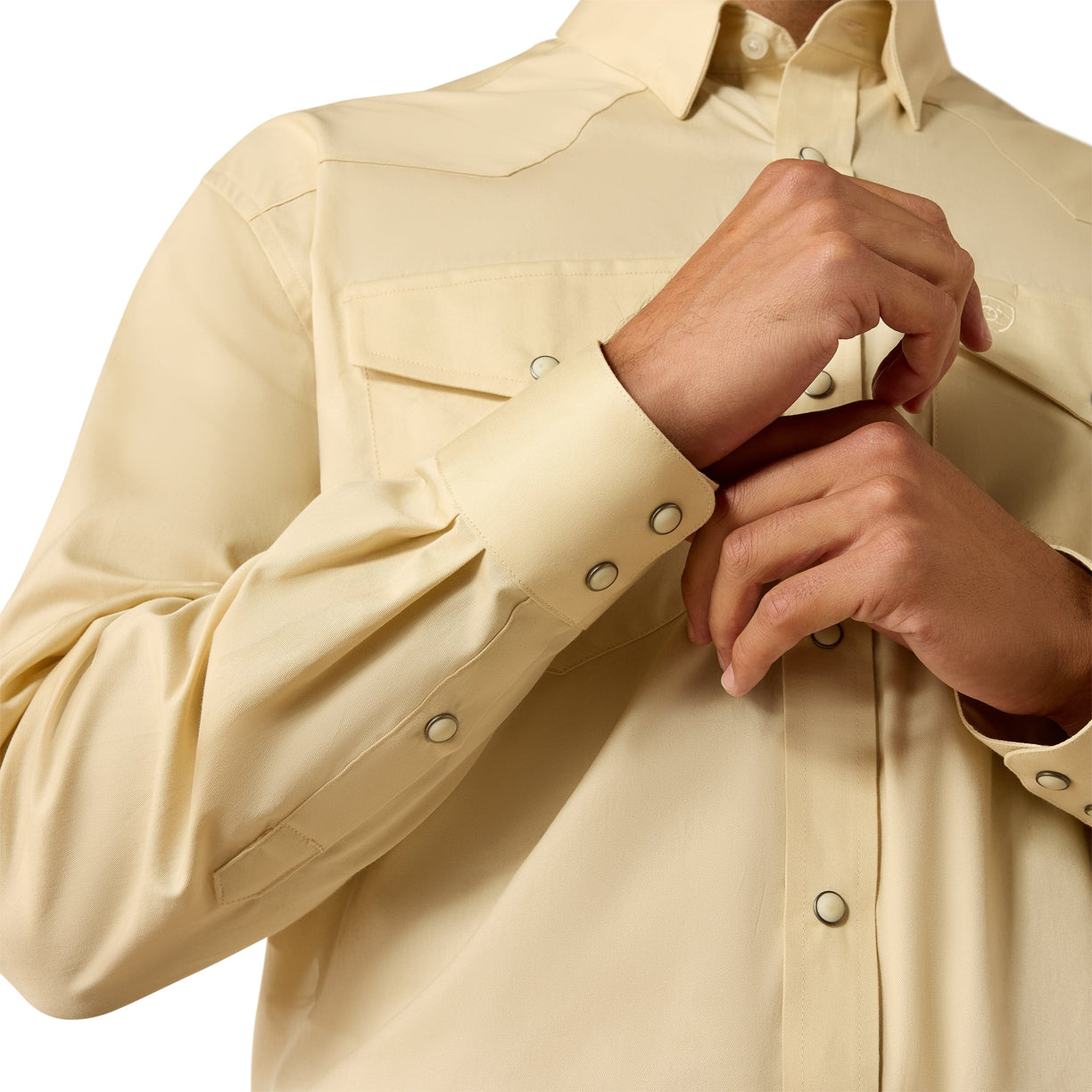 Lightweight Twill Classic Fit Snap Shirt