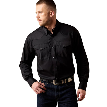 Lightweight Twill Classic Fit Snap Shirt