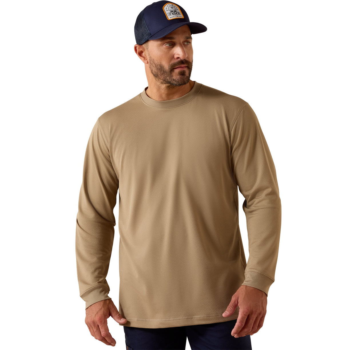 Rebar Heat Fighter Label Long Sleeve T-Shirt