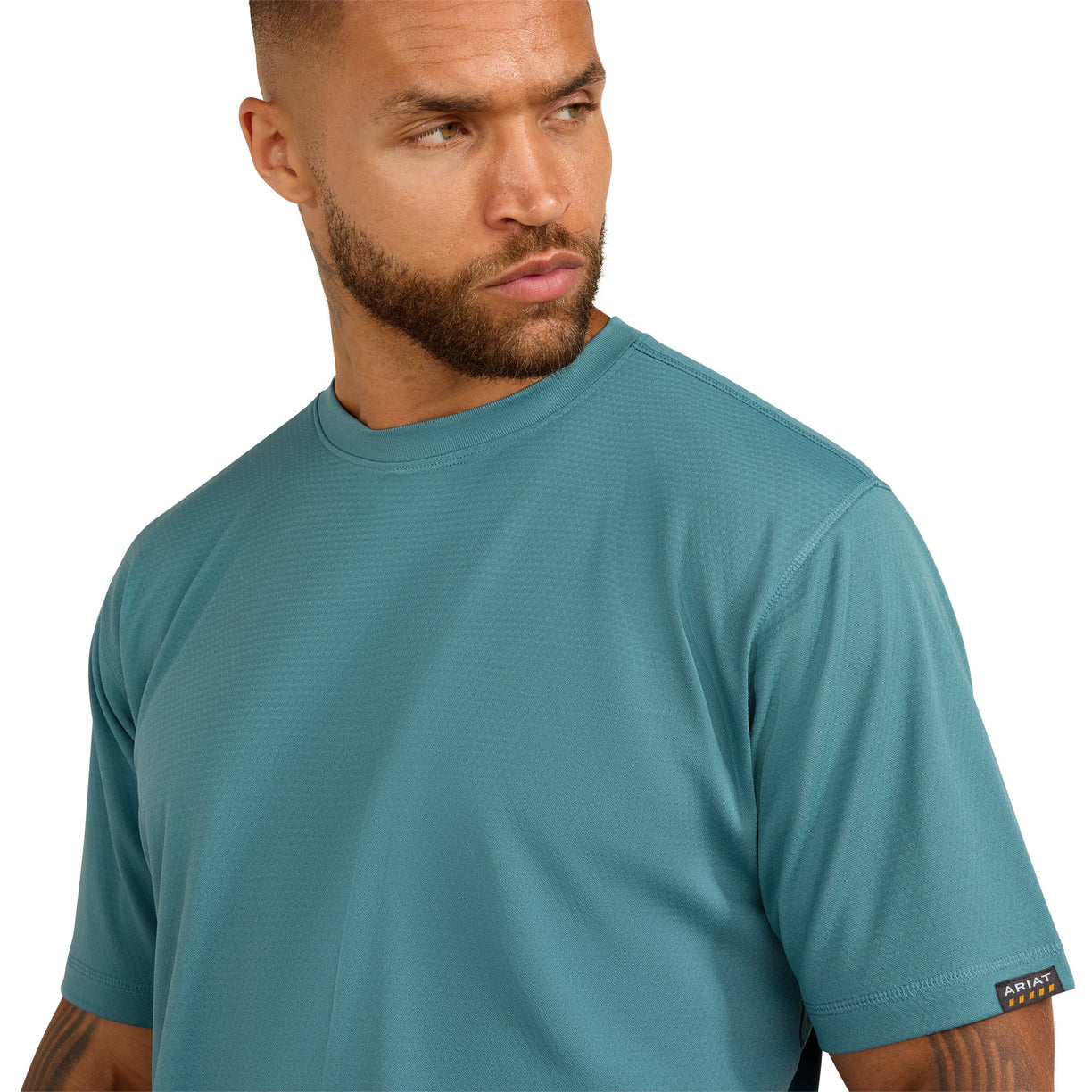 Rebar Heat Fighter Textured Logo T-Shirt