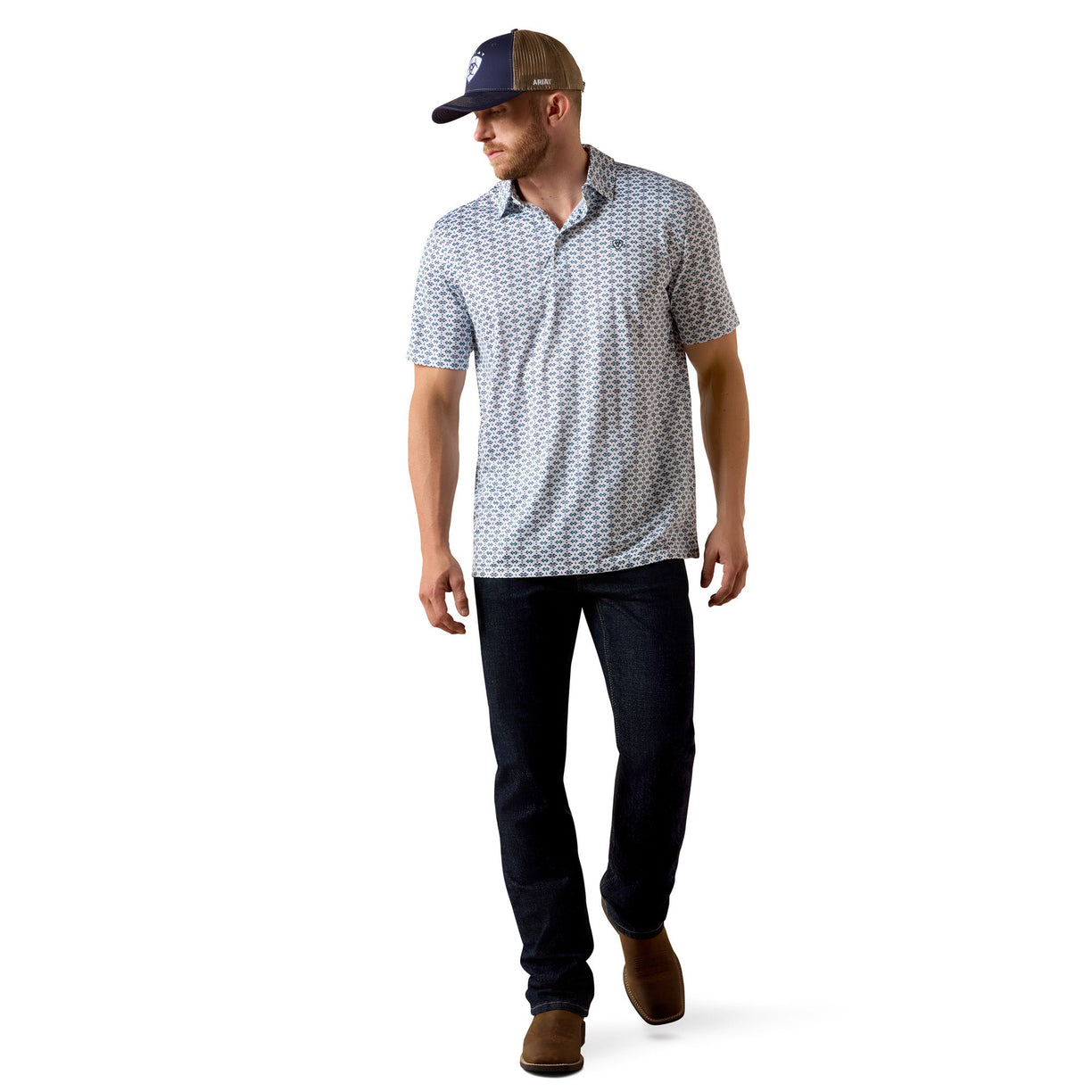 All Over Print Classic Fit Polo