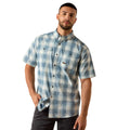 Ariat Rebar Made Tough VentTEK DuraStretch Work Shirt in Blue Plaid