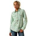 Ariat Rebar Made Tough DuraStretch Work Shirt in Green Plaid