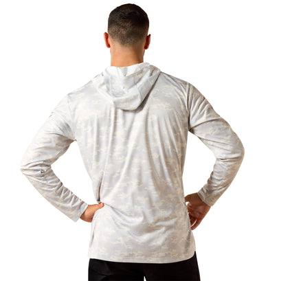 Rebar Sunblocker Printed Craft Hooded Long Sleeve T-Shirt