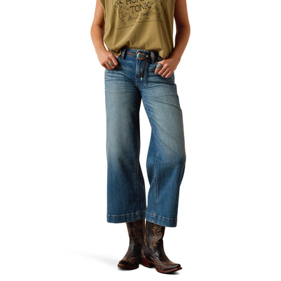 Perfect Rise Jazmine Wide Leg Crop Jeans