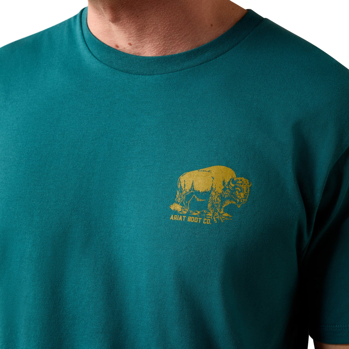 Ariat Bison Wander Flag Classic Fit T-Shirt