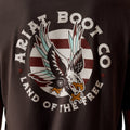 Ariat Boot Co logo t-shirt with an eagle design 