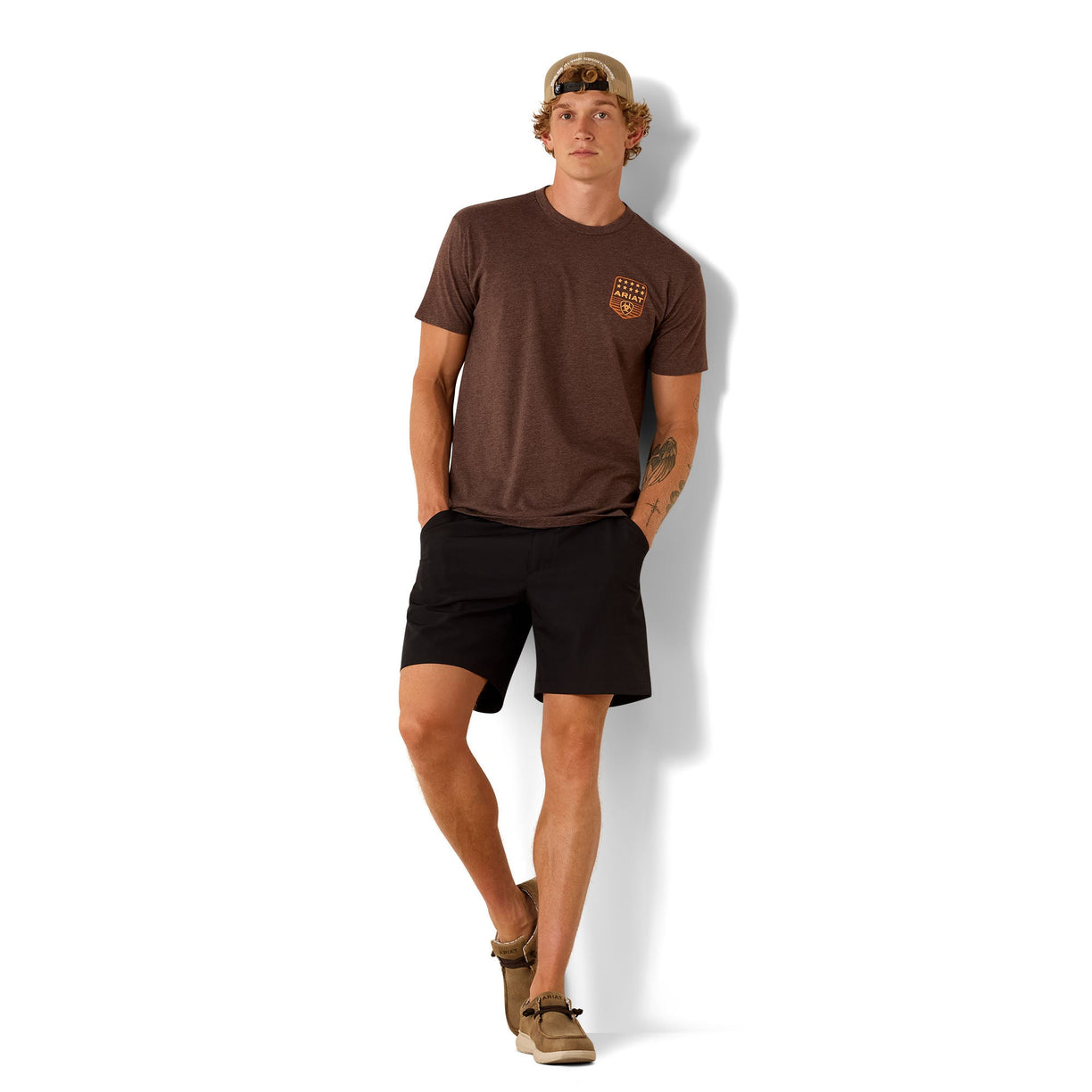 Ariat Stripe Patriotic Badge T-Shirt