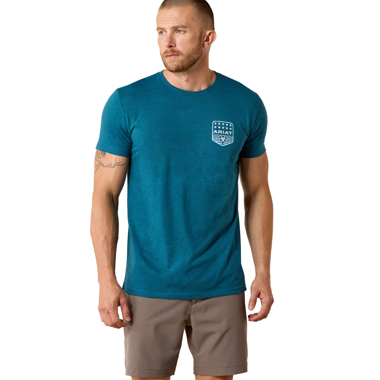 Ariat Stripe Patriotic Badge T-Shirt