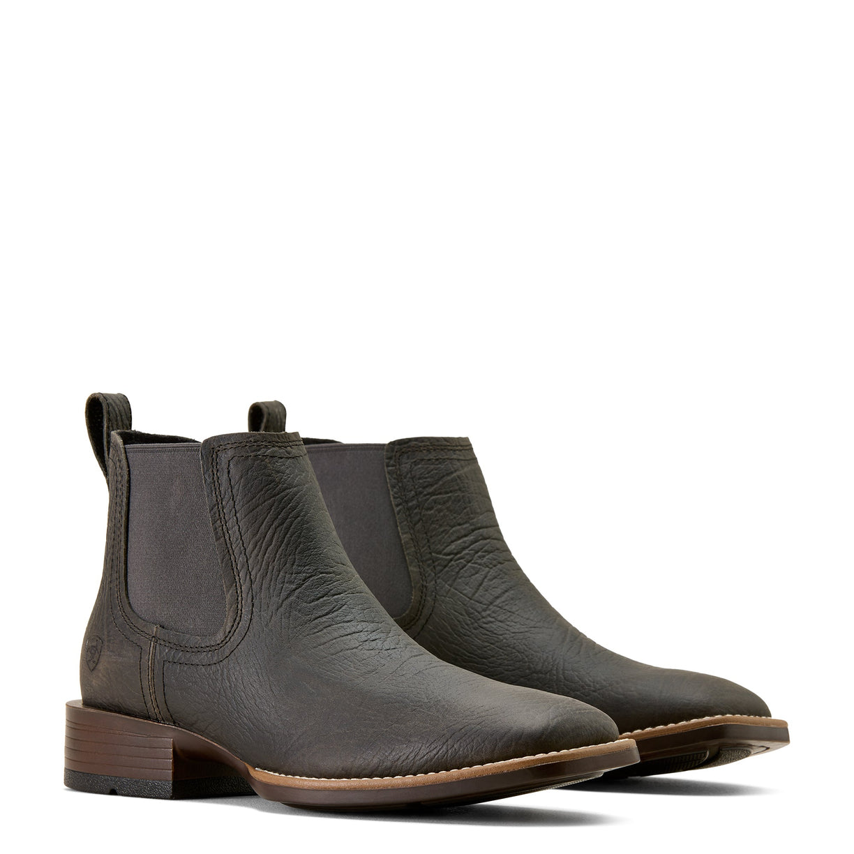 Booker Chelsea Wide Square Toe Western Boot
