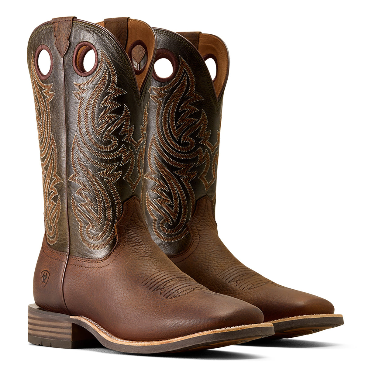 Highland Toughstock Wide Square Toe Cowboy Boot